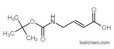 2-Butenoicacid,4-[[(1,1-dimethylethoxy)carbonyl]amino]-,(2E)-(9CI)