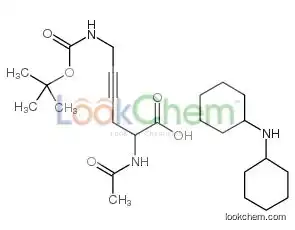 2-acetamido-6-[(2-methylpropan-2-yl)oxycarbonylamino]hex-4-ynoic acid,N-cyclohexylcyclohexanamine
