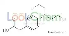 2-[4-[bis(2-chloroethyl)amino]phenyl]acetic acid