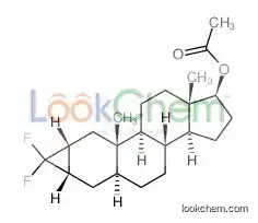 5..-Androstan-17..-ol, 2..,3..-(difluoromethylene)-, acetate