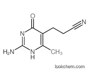3-(2-amino-6-methyl-4-oxo-1H-pyrimidin-5-yl)propanenitrile