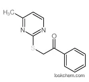 2-(4-methylpyrimidin-2-yl)sulfanyl-1-phenylethanone