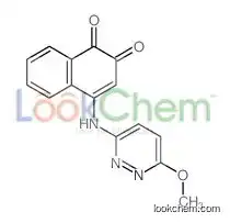 4-[(6-methoxypyridazin-3-yl)amino]naphthalene-1,2-dione