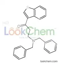 1-(1-benzothiophen-3-yl)-3-(dibenzylamino)propan-1-one,hydrochloride