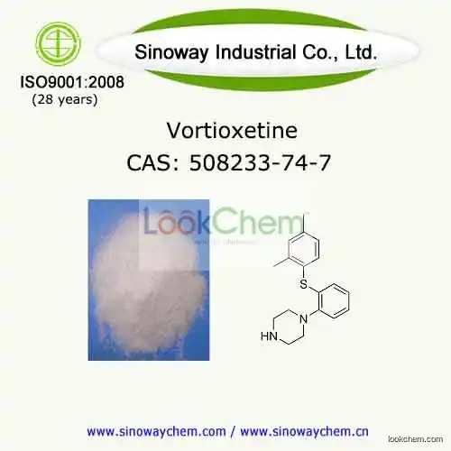 Vortioxetine powder  CAS: 508233-74-7