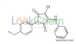 3-anilino-4-chloro-1-(4-ethylphenyl)pyrrole-2,5-dione