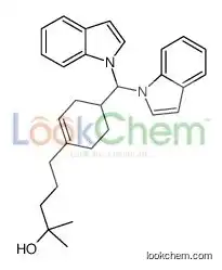 5-[4-[di(indol-1-yl)methyl]cyclohexen-1-yl]-2-methylpentan-2-ol
