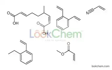 1,2-bis(ethenyl)benzene,1-ethenyl-2-ethylbenzene,(2E,7E)-4-methylnona-2,7-dienedioic acid,methyl prop-2-enoate,prop-2-enenitrile