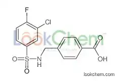 4-[[(3-chloro-4-fluorophenyl)sulfonylamino]methyl]benzoic acid