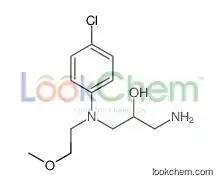 1-amino-3-[4-chloro-N-(2-methoxyethyl)anilino]propan-2-ol