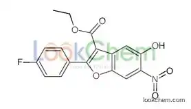 ethyl 2-(4-fluorophenyl)-5-hydroxy-6-nitro-1-benzofuran-3-carboxylate