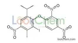 4-(2,4-dinitrophenoxy)-3-iodo-2-methyl-1-nitro-5-propan-2-ylbenzene