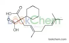 2-cyclohexyl-2-[(2E)-3,7-dimethylocta-2,6-dienyl]propanedioic acid