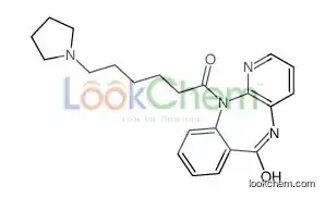 11-(6-pyrrolidin-1-ylhexanoyl)-5H-pyrido[2,3-b][1,4]benzodiazepin-6-one