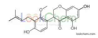 5,7-dihydroxy-3-[4-hydroxy-2-methoxy-3-(3-methylbut-2-enyl)phenyl]-2,3-dihydrochromen-4-one