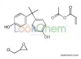 acetyl prop-2-enoate,2-(chloromethyl)oxirane,4-[2-(4-hydroxyphenyl)propan-2-yl]phenol