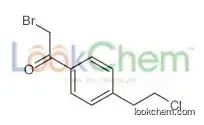 2-bromo-1-[4-(2-chloroethyl)phenyl]ethanone