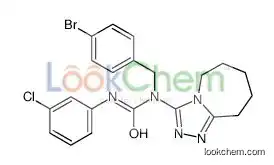 1-[(4-bromophenyl)methyl]-3-(3-chlorophenyl)-1-(6,7,8,9-tetrahydro-5H-[1,2,4]triazolo[4,3-a]azepin-3-yl)urea