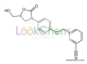 3-[[4-[5-(hydroxymethyl)-2-oxo-1,3-oxazolidin-3-yl]phenoxy]methyl]benzonitrile