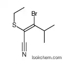3-bromo-2-ethylsulfanyl-4-methylpent-2-enenitrile