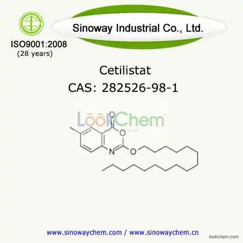 Lipid-lowering drugs Cetilistat CAS No:282526-98-1