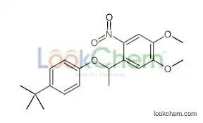1-[1-(4-tert-butylphenoxy)ethyl]-4,5-dimethoxy-2-nitrobenzene
