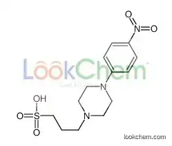 3-[4-(4-nitrophenyl)piperazin-1-yl]propane-1-sulfonic acid