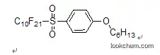 4-(1H,1H,2H,2H-perfluorododecylsulfonyl)-1-n-hexyloxybenzene