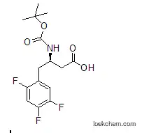 (3R)-3-[(2-methylpropan-2-yl)oxycarbonylamino]-4-[2,4,5-tris(fluoranyl)phenyl]butanoic acid(486460-00-8)