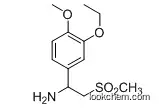 1-(3-ethoxy-4-methoxyphenyl)-2-methylsulfonylethylamine
