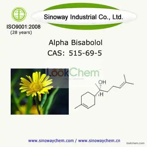 Plant extracts Alpha Bisabolol supplier