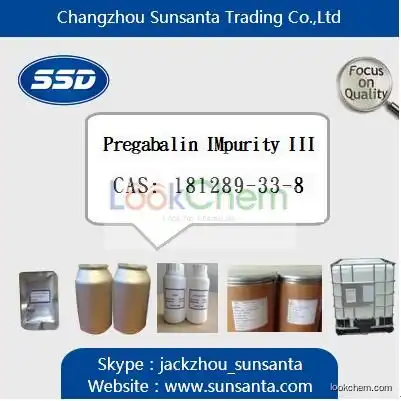 High quality (R)-(-)-3-(Carbamoymethyl)-5-methylhexanoic acid 98% factory