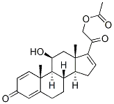 11beta,21-dihydroxypregna-1,4,16-triene-3,20-dione-21-acetate