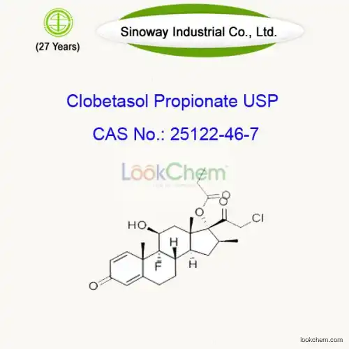 Factory Supply high  Quality Clobetasol Propionate CAS No.: 25122-46-7(25122-46-7)