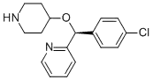 (S)-2-[(4-Chlorophenyl)(4-piperidinyloxy)methyl]pyridine