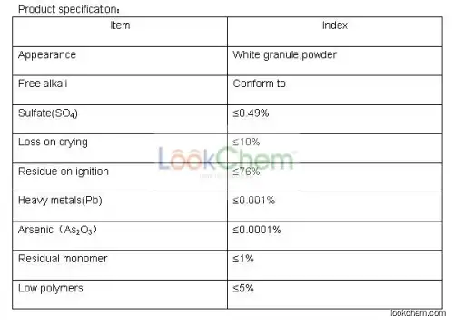 9003-04-7 Sodium polyacrylate food grade