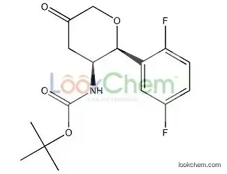 tert-butyl ((2S,3S)-2-(2,5-difluorophenyl)-5-oxotetrahydro-2H-pyran-3-yl)carbamate