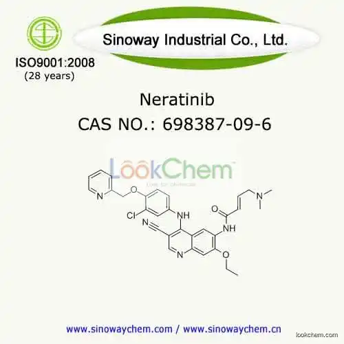 Supply High Quality Neratinib CAS No. 698387-09-6