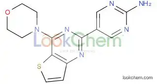 1033733-43-5 5-(4-morpholino-thieno[3,2-d]pyrimidin-2-yl)pyrimidin-2-amine