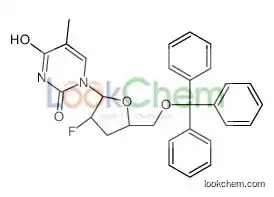 1-[(2R,3R,5S)-3-fluoro-5-(trityloxymethyl)oxolan-2-yl]-5-methylpyrimidine-2,4-dione