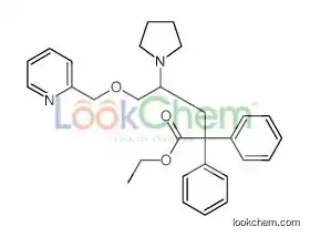ethyl 2,2-diphenyl-5-(pyridin-2-ylmethoxy)-4-pyrrolidin-1-ylpentanoate