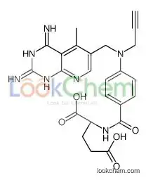 (2S)-2-[[4-[(2,4-diamino-5-methylpyrido[2,3-d]pyrimidin-6-yl)methyl-prop-2-ynylamino]benzoyl]amino]pentanedioic acid