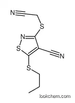 3-(cyanomethylsulfanyl)-5-propylsulfanyl-1,2-thiazole-4-carbonitrile