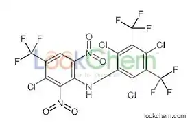 2,4,6-trichloro-N-[3-chloro-2,6-dinitro-4-(trifluoromethyl)phenyl]-3,5-bis(trifluoromethyl)aniline