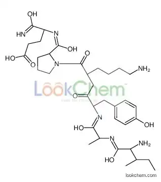 (4S)-5-amino-4-[[(2S)-1-[(2R,5S)-2-(4-aminobutyl)-5-[[(2S)-2-[[(2S,3S)-2-amino-3-methylpentanoyl]amino]propanoyl]amino]-6-(4-hyd