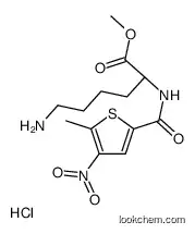 methyl (2S)-6-amino-2-[(5-methyl-4-nitrothiophene-2-carbonyl)amino]hexanoate,hydrochloride