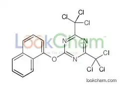 2-naphthalen-1-yloxy-4,6-bis(trichloromethyl)-1,3,5-triazine