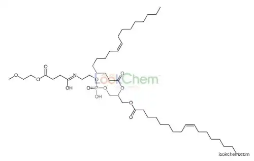 [3-[hydroxy-[2-[[4-(2-methoxyethoxy)-4-oxobutanoyl]amino]ethoxy]phosphoryl]oxy-2-[(E)-octadec-9-enoyl]oxypropyl] (E)-octadec-9-e