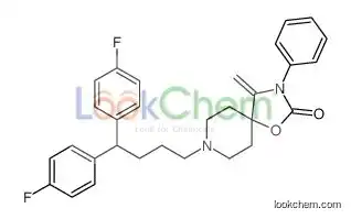 8-[4,4-bis(4-fluorophenyl)butyl]-4-methylidene-3-phenyl-1-oxa-3,8-diazaspiro[4.5]decan-2-one