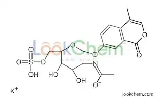 potassium,[(2R,3S,4R,5R,6S)-5-acetamido-3,4-dihydroxy-6-(4-methyl-1-oxoisochromen-7-yl)oxyoxan-2-yl]methyl sulfate
